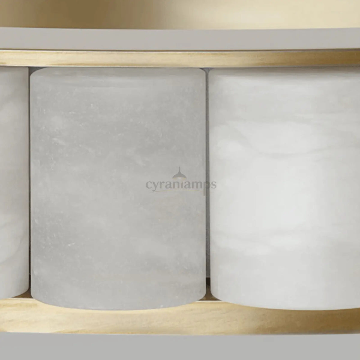 Hampton 2 - Tier Modern Marble Chandelier - cyranlighting