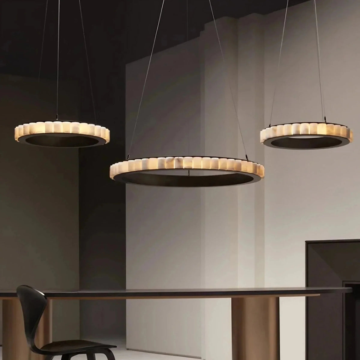 Hampton Marble Chandelier - cyranlamps