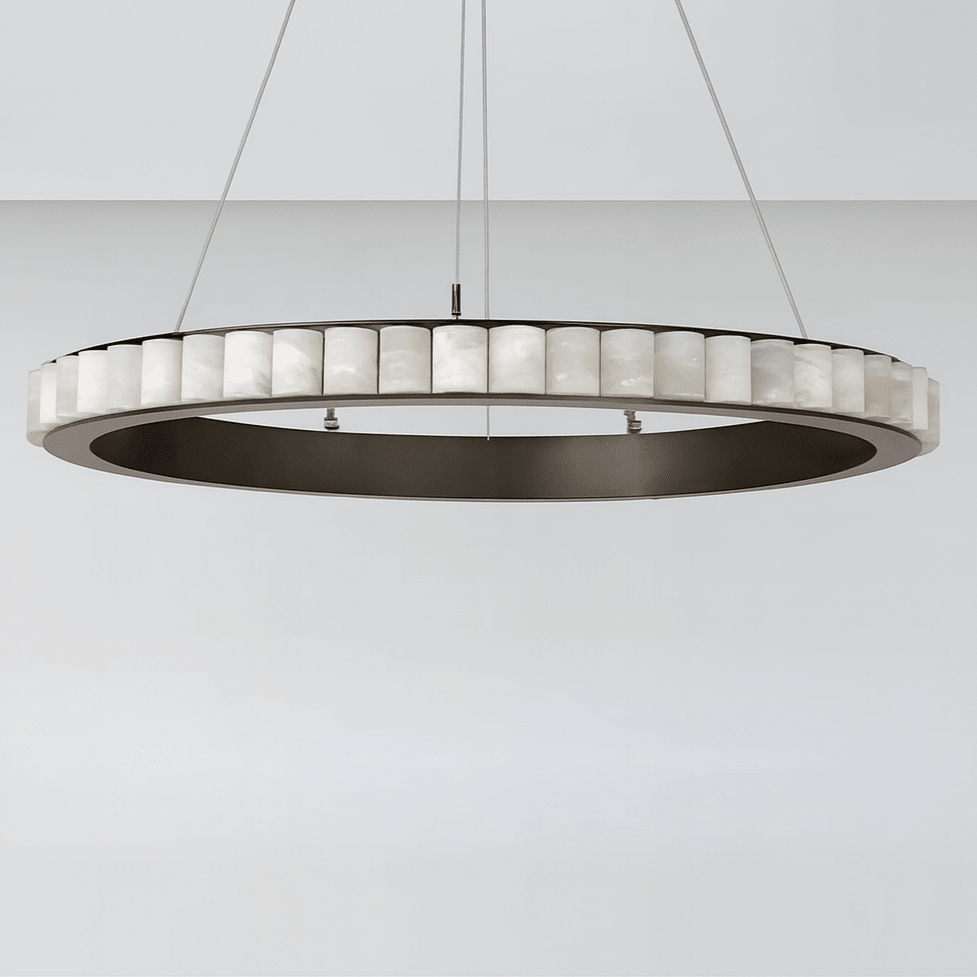 Hampton Marble Chandelier - cyranlamps