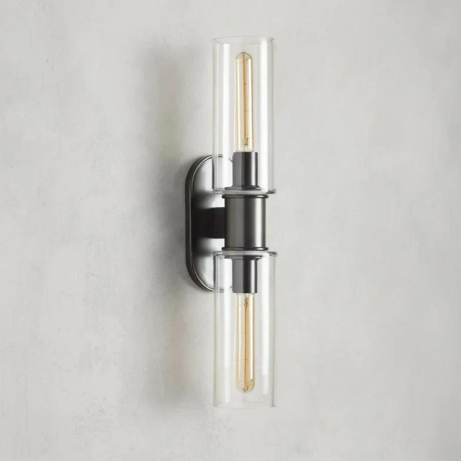Harlin 2 - Light Wall Sconce in Clear - cyranlamps