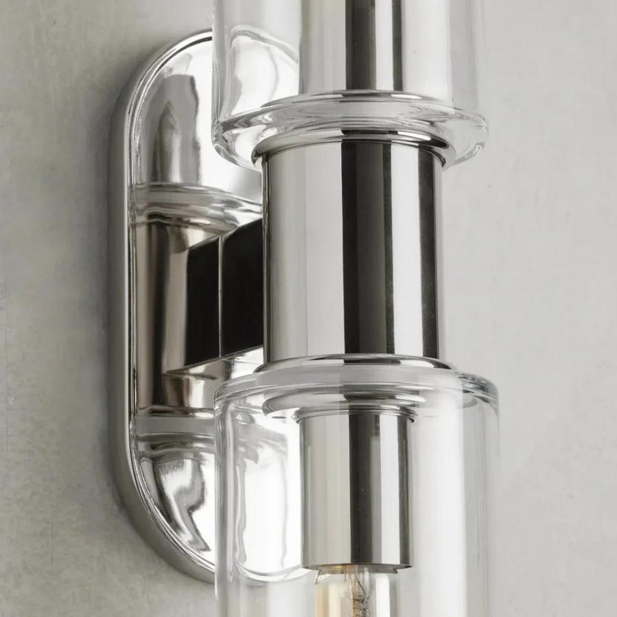 Harlin 2 - Light Wall Sconce in Clear - cyranlamps