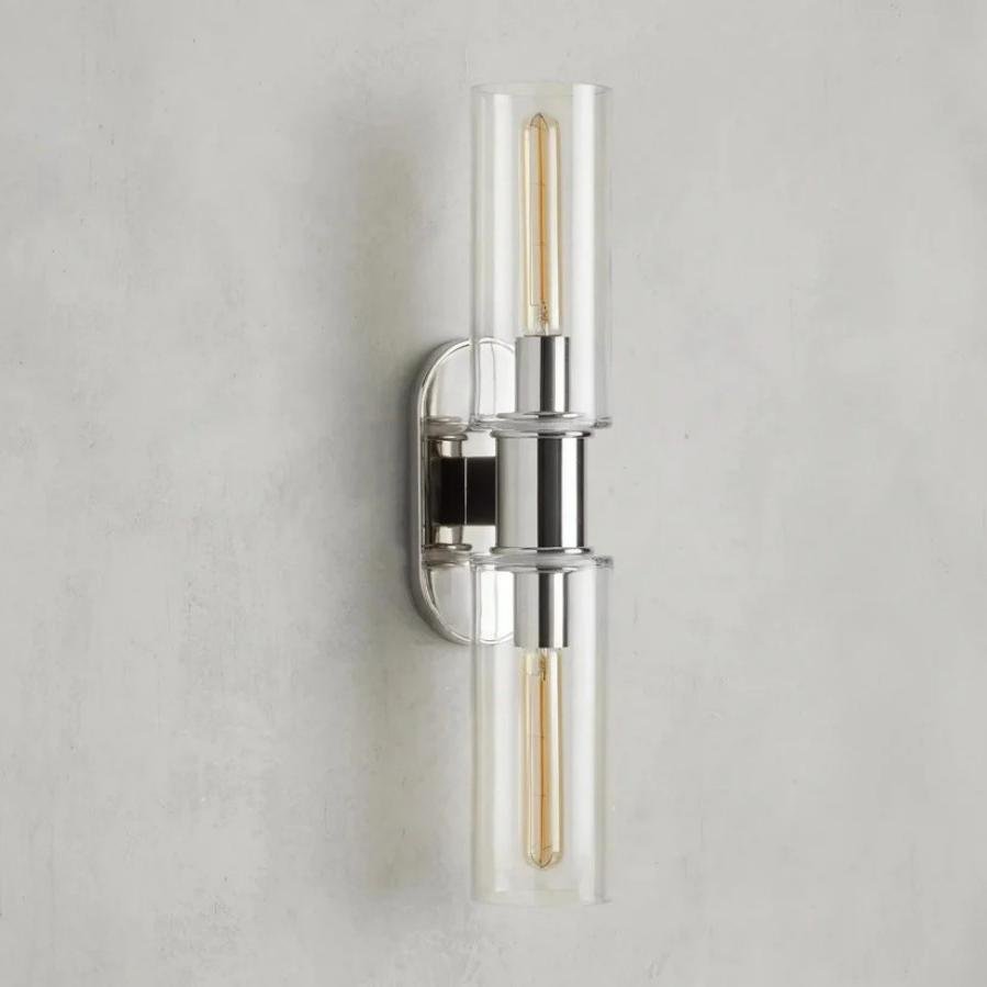 Harlin 2 - Light Wall Sconce in Clear - cyranlamps