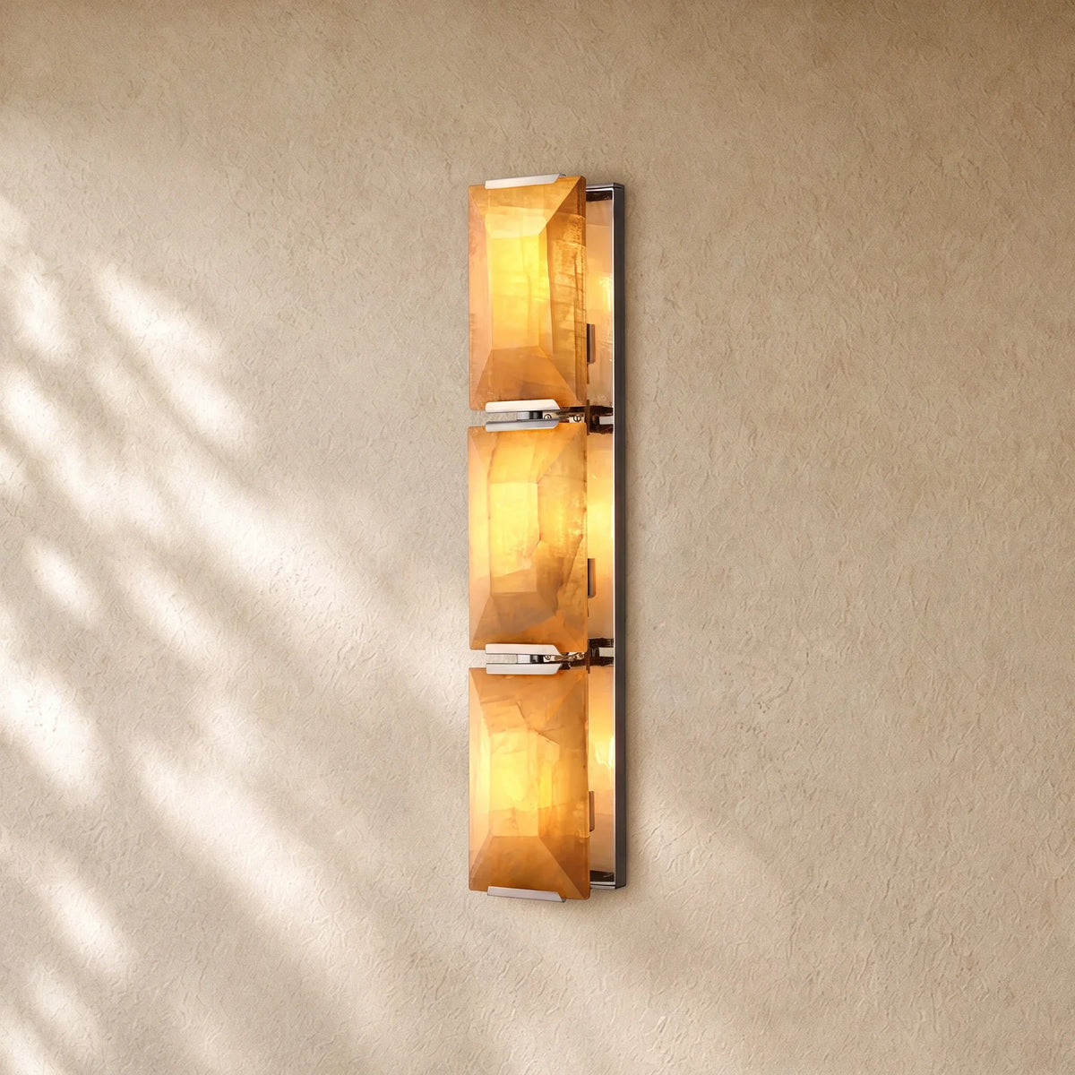 Hartley Alabaster Triple Sconce