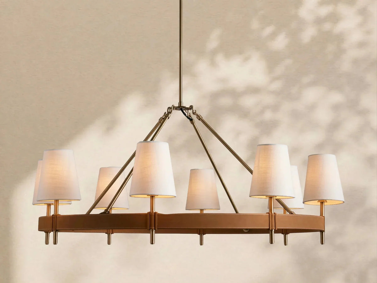 Hastings Round Chandelier - cyranlamps