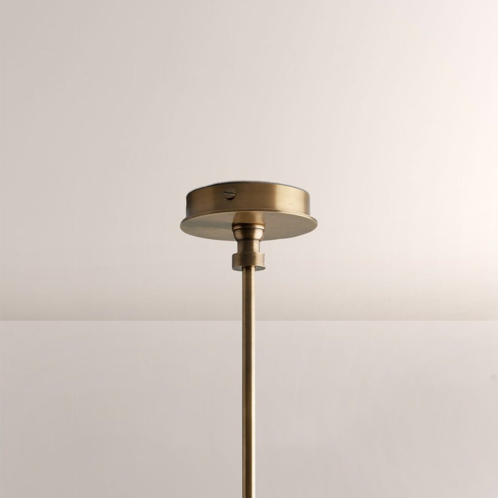 Haven Round Brass Chandelier - Cyran Lamps