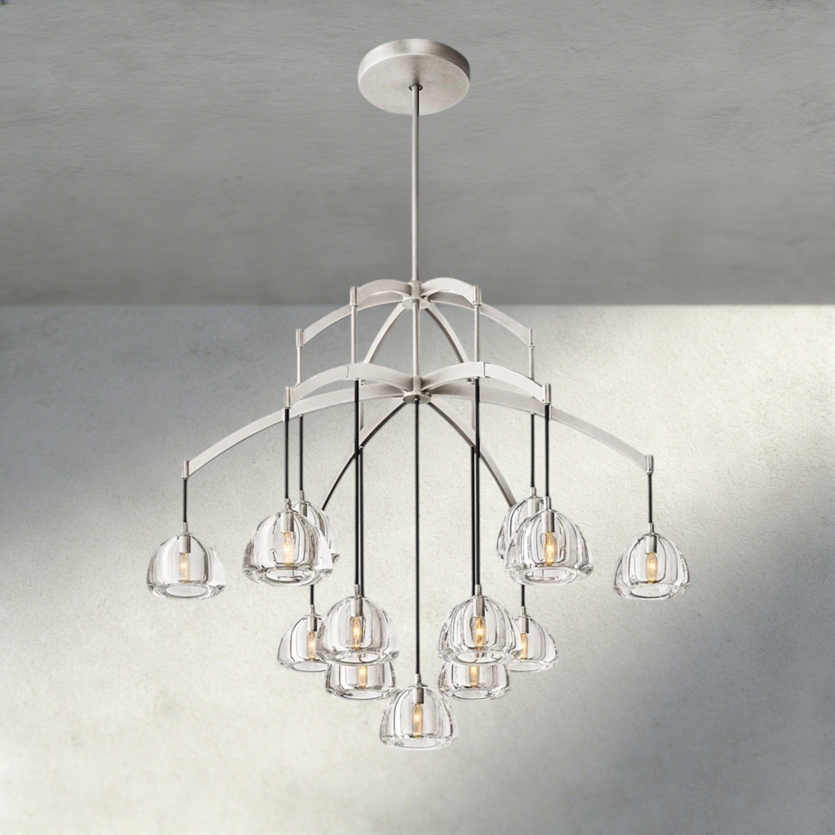 Hemispher Round Chandelier - cyranlighting