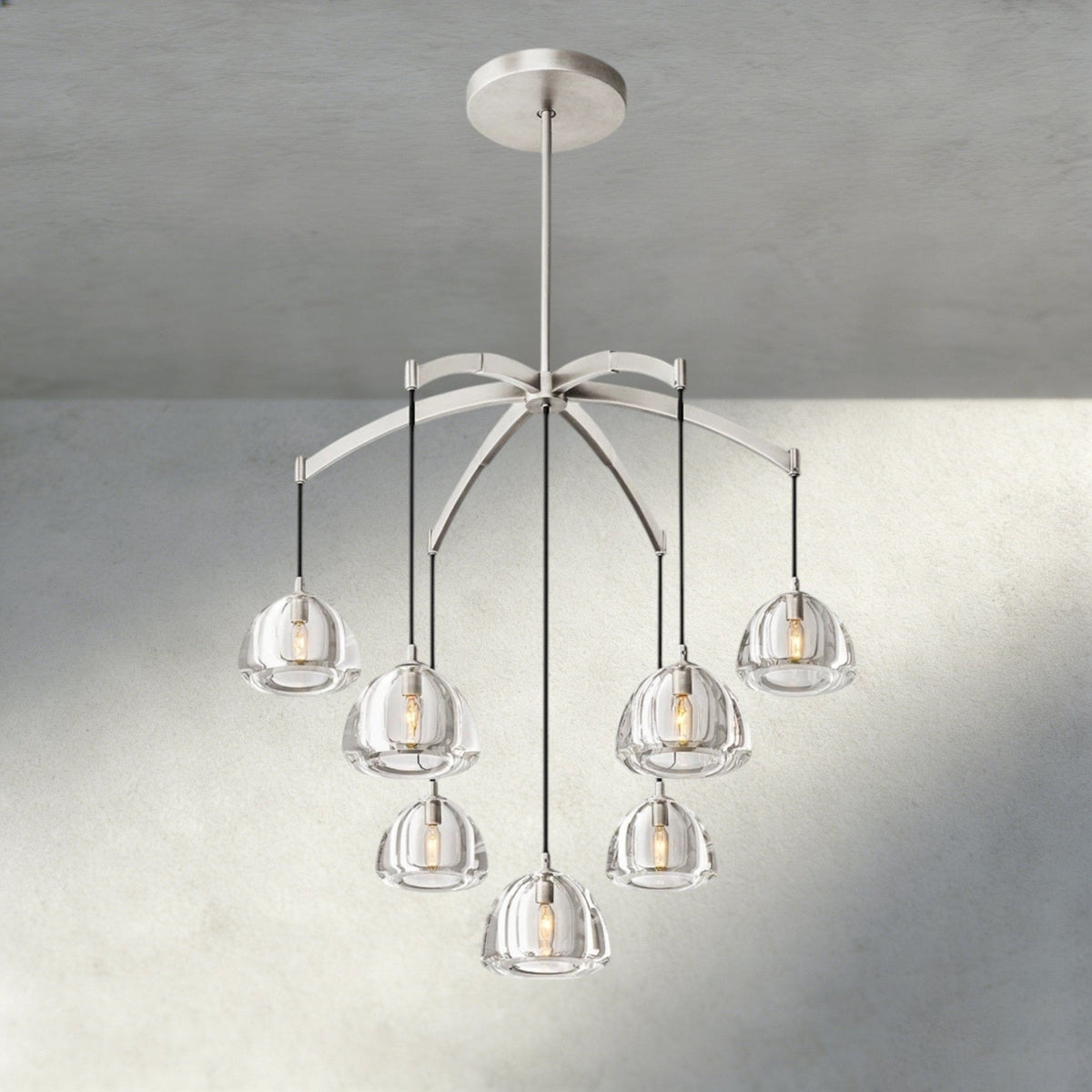 Hemispher Round Chandelier - cyranlighting