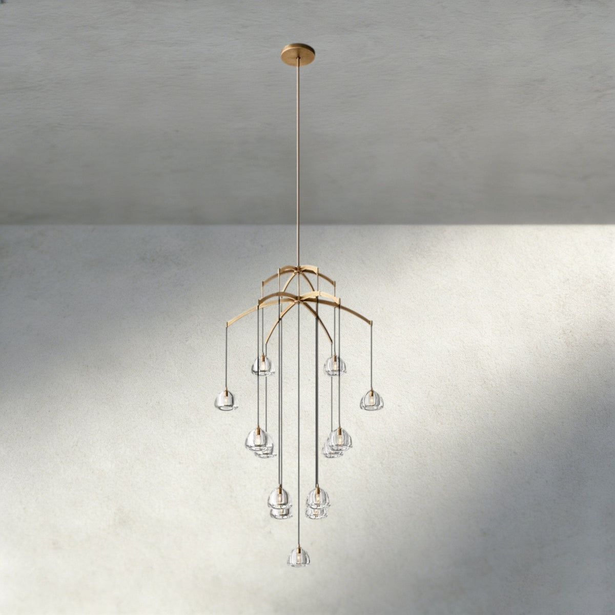 Hemispher Round Chandelier - cyranlighting