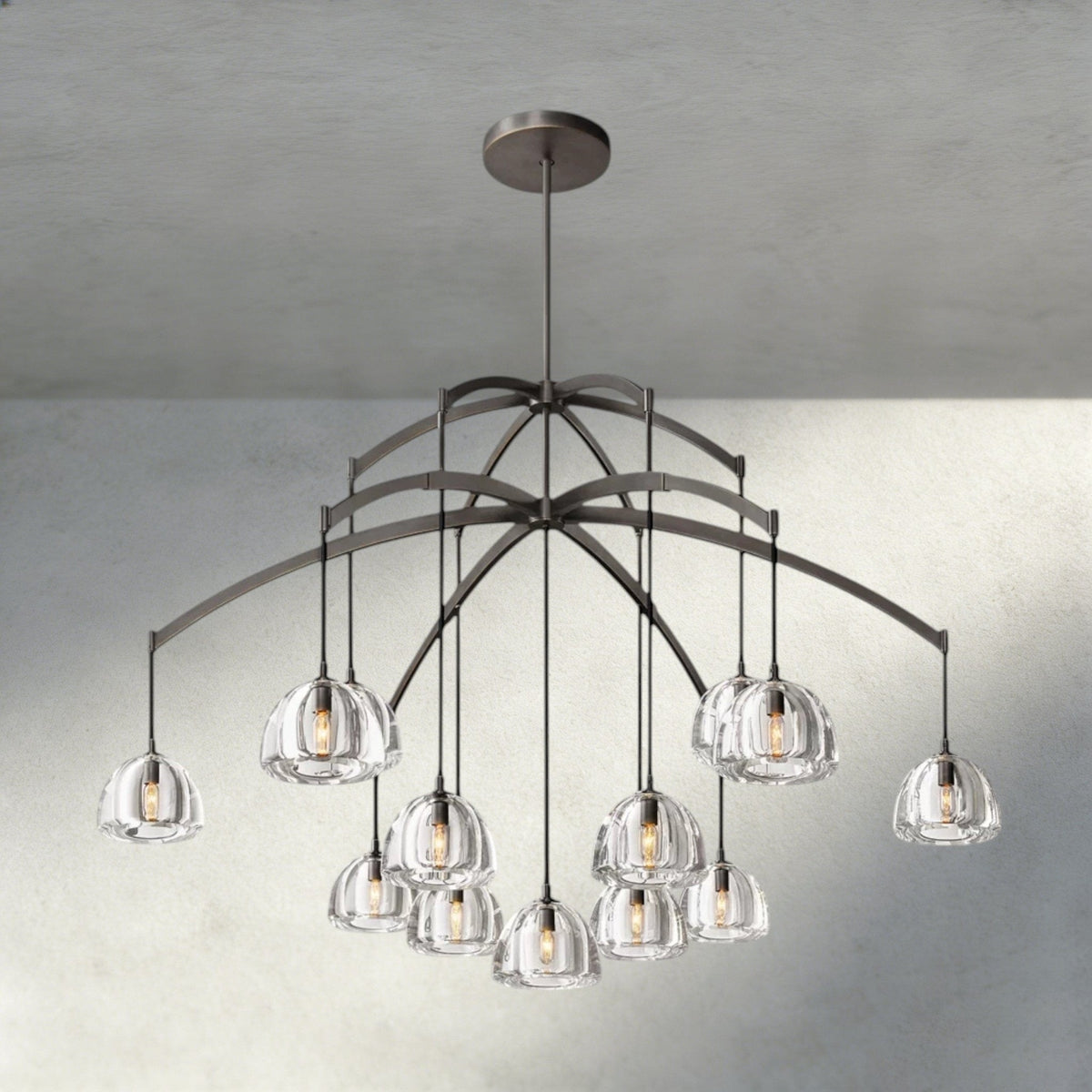 Hemispher Round Chandelier - cyranlighting