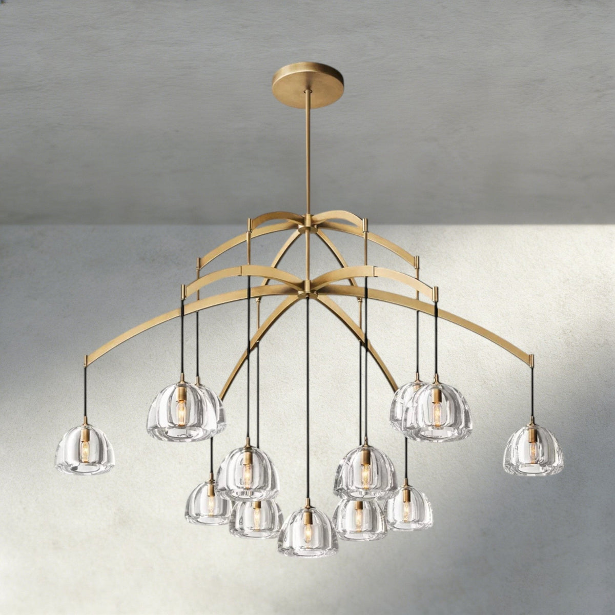 Hemispher Round Chandelier - cyranlighting