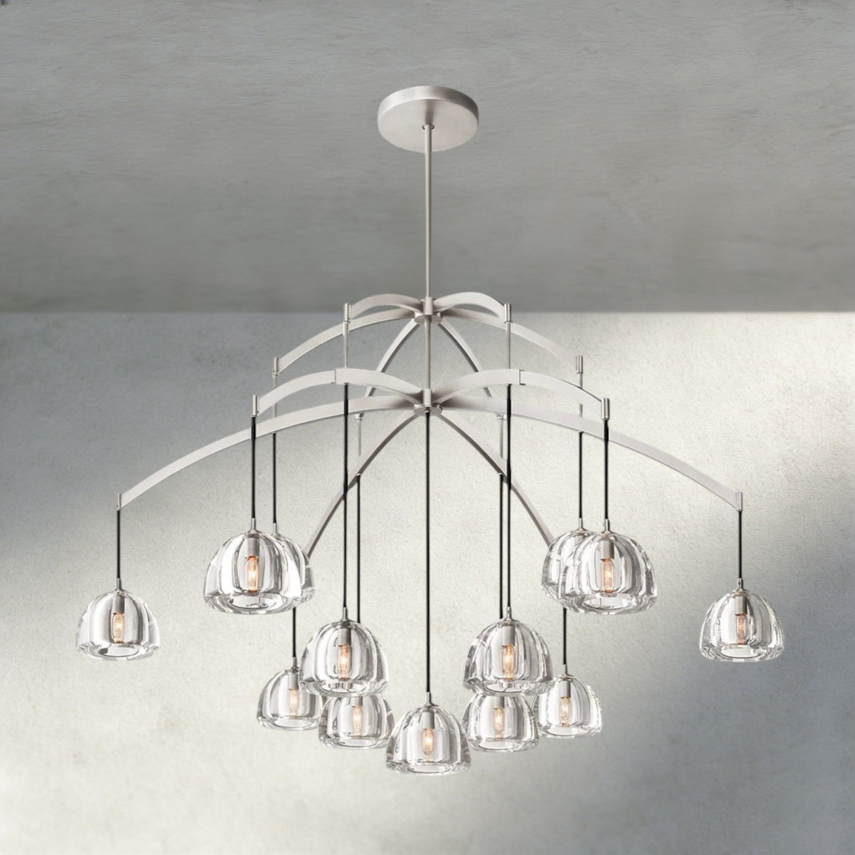 Hemispher Round Chandelier - cyranlighting