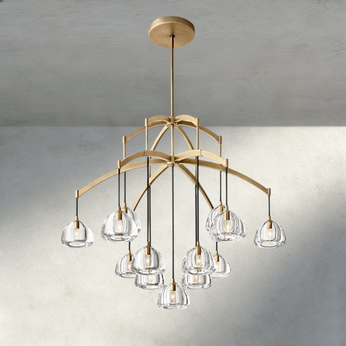 Hemispher Round Chandelier - cyranlighting