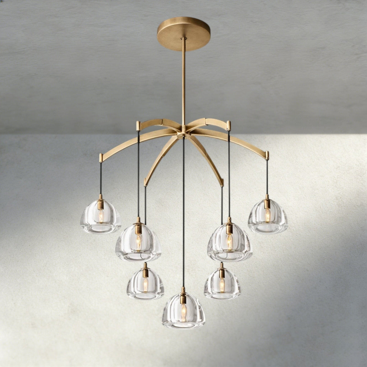 Hemispher Round Chandelier - cyranlighting