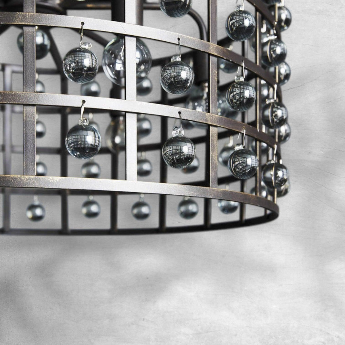 La Cage Round Chandelier 6/8/12 Light - cyranlamps
