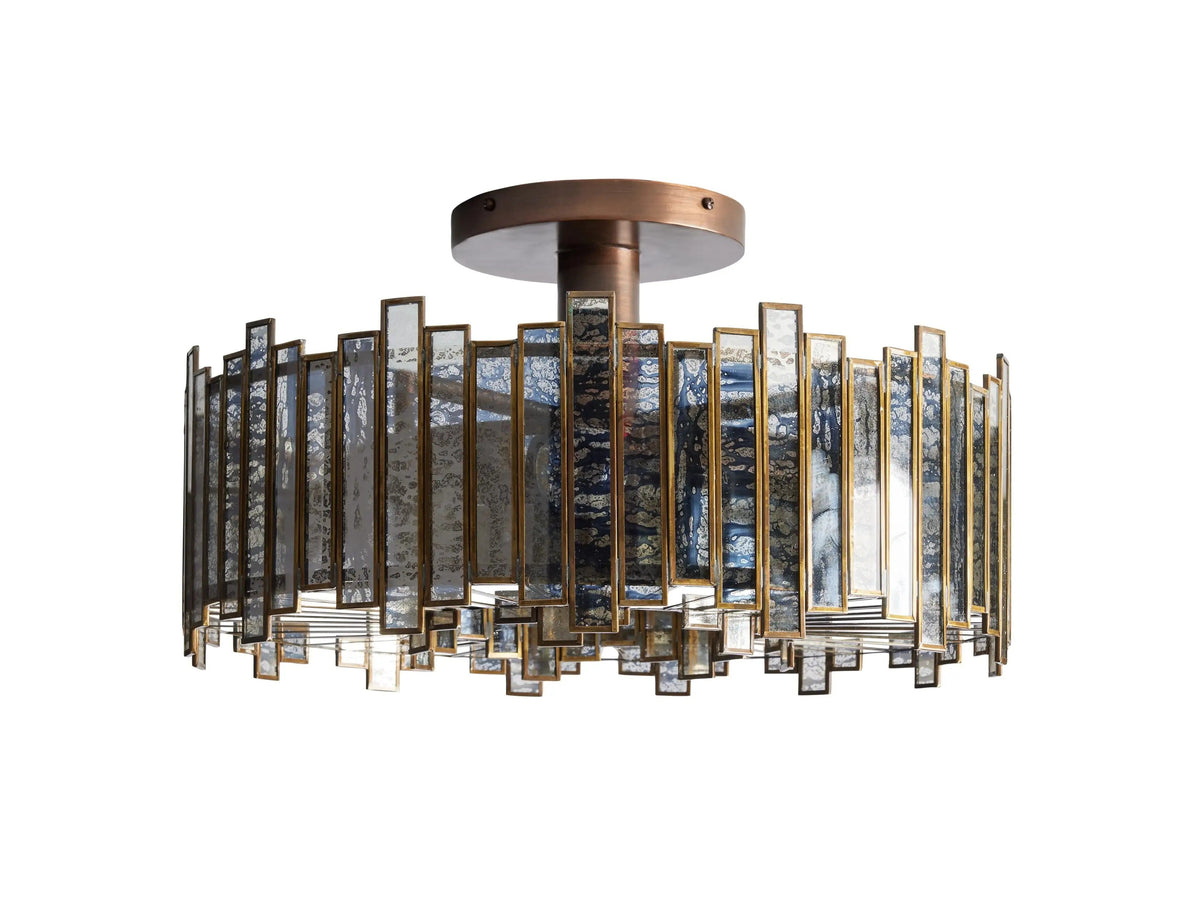 Roselle Glass Ceiling Light 20''