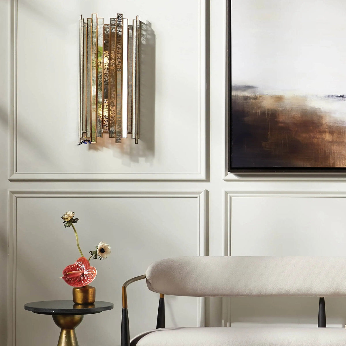 Roselle Glass Wall Sconce