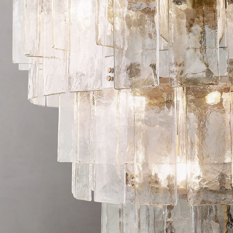 Latracy Multi - layer Round Chandelier 47" - Cyran Lamps