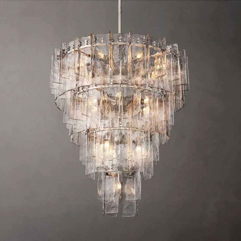 Latracy Multi - layer Round Chandelier 47" - Cyran Lamps