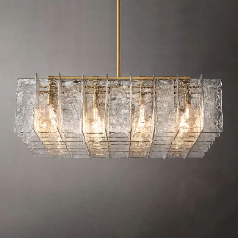 Latracy Square Chandelier 49" - Cyran Lamps