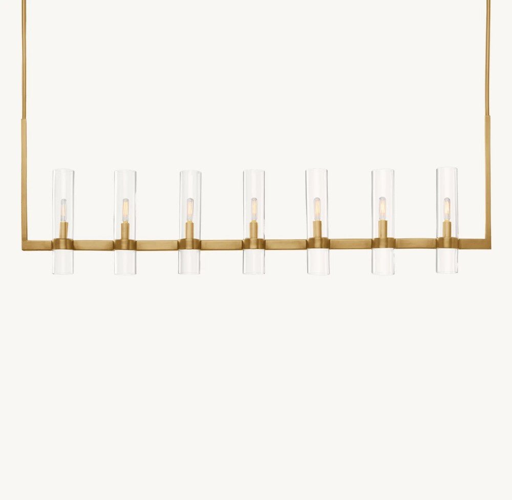 Lavelle Linear Chandelier 59" - Cyran Lamps