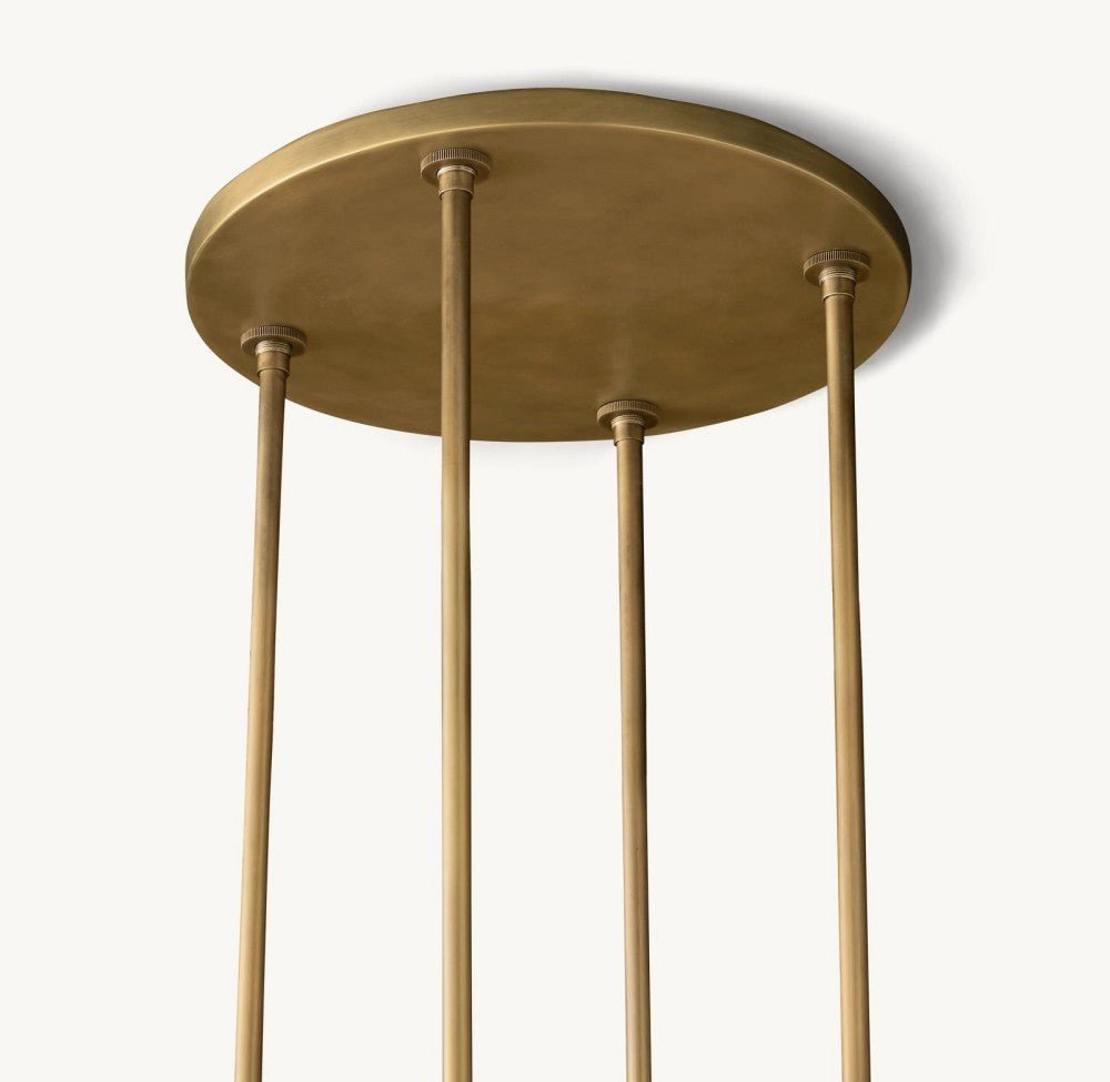 Lavelle Round Chandelier 36" 48" 60" - Cyran Lamps