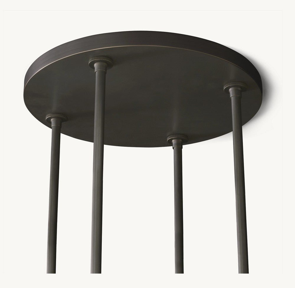 Lavelle Round Chandelier 36" 48" 60" - Cyran Lamps