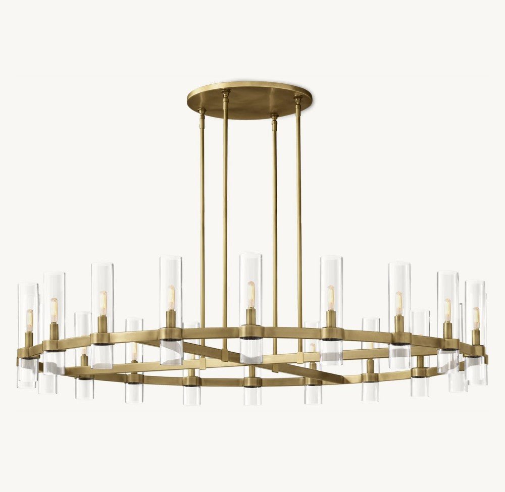 Lavelle Round Chandelier 60" - Cyran Lamps