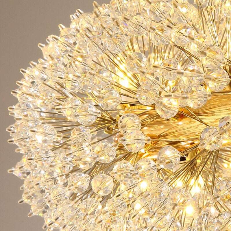 Leone Crystal Chandelier - cyranlamps
