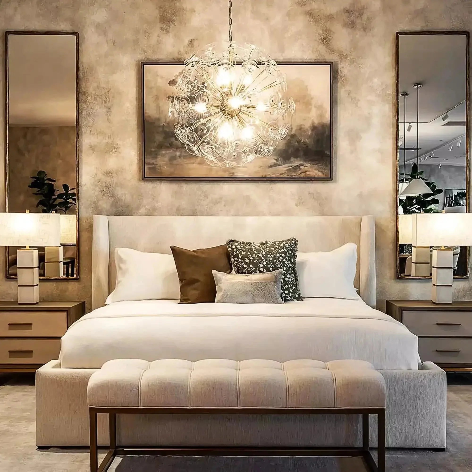 Lily Round Chandelier 8/10/19 Light - cyranlamps