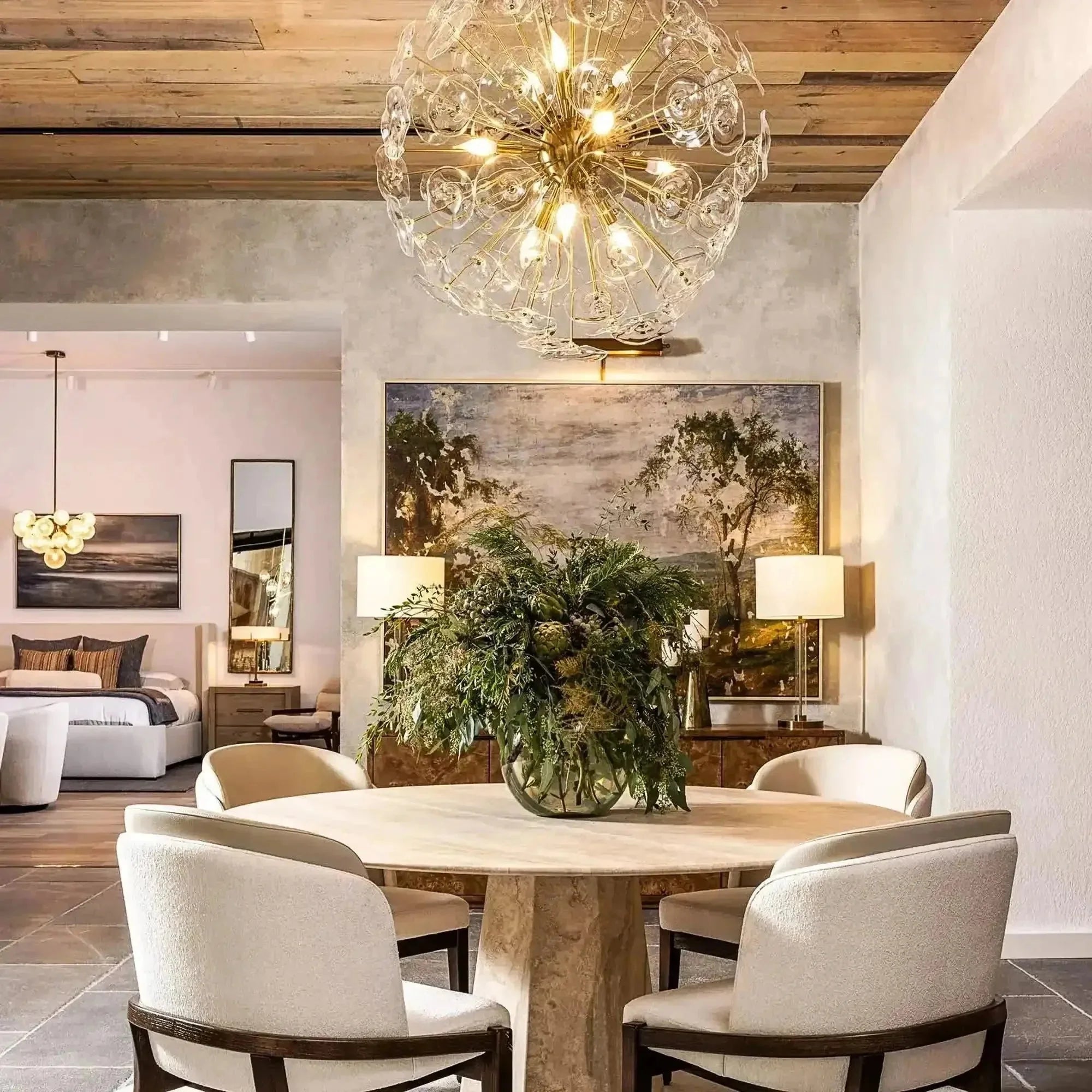 Lily Round Chandelier 8/10/19 Light - cyranlamps