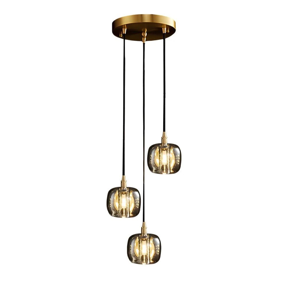 Long Spiral Cubes Crystal Chandelier for Staircase - Cyran Lamps