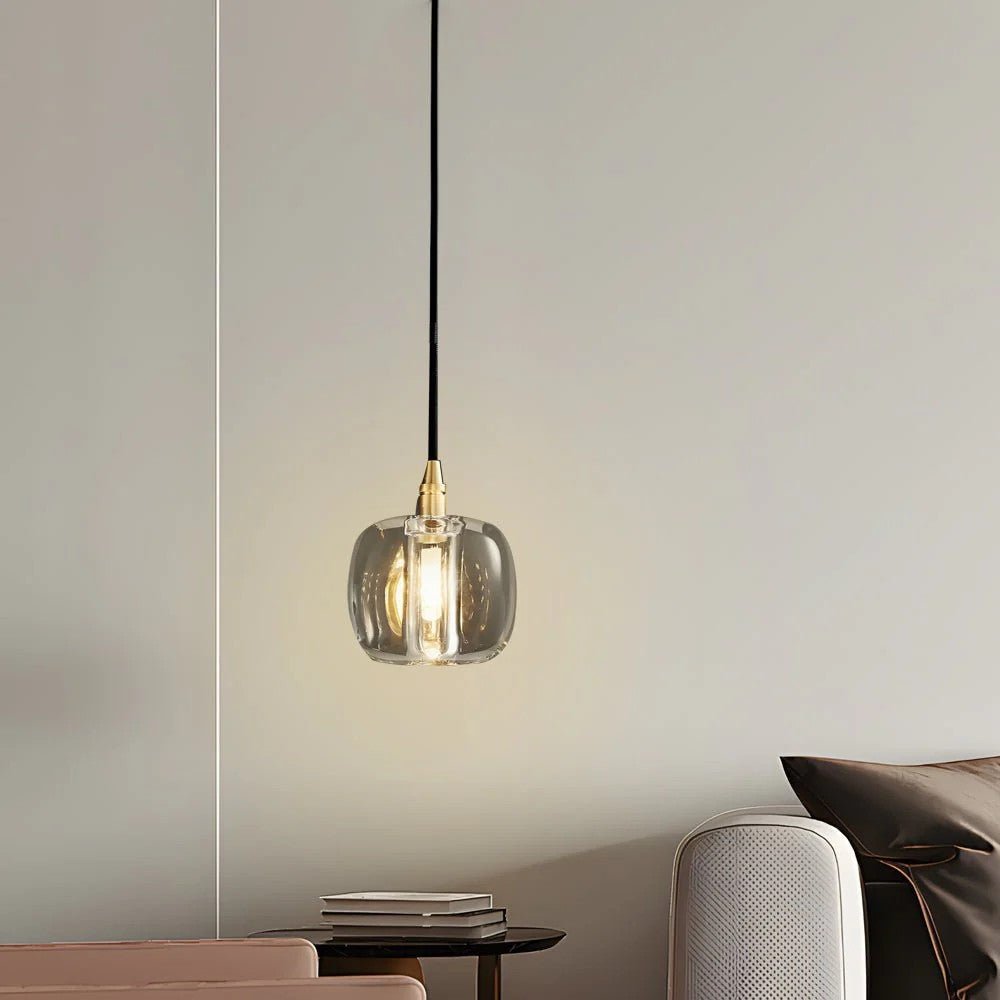 Long Spiral Cubes Crystal Chandelier for Staircase - Cyran Lamps