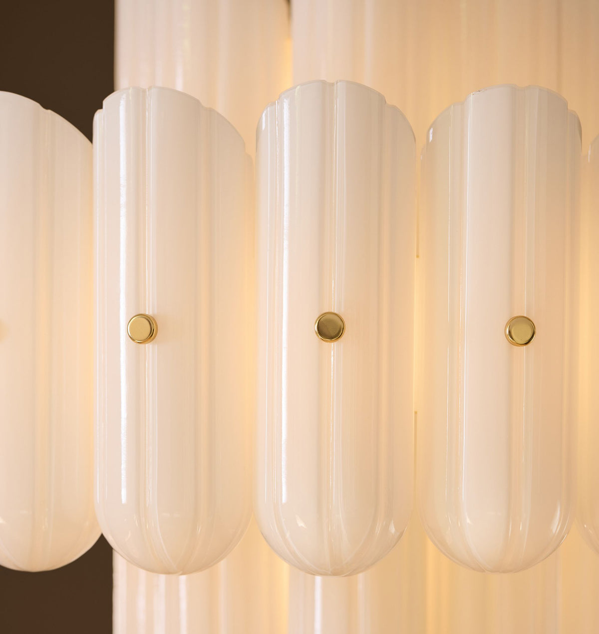Lorna LED Double Tier Chandelier 25" 35" 46" - Cyran Lamps