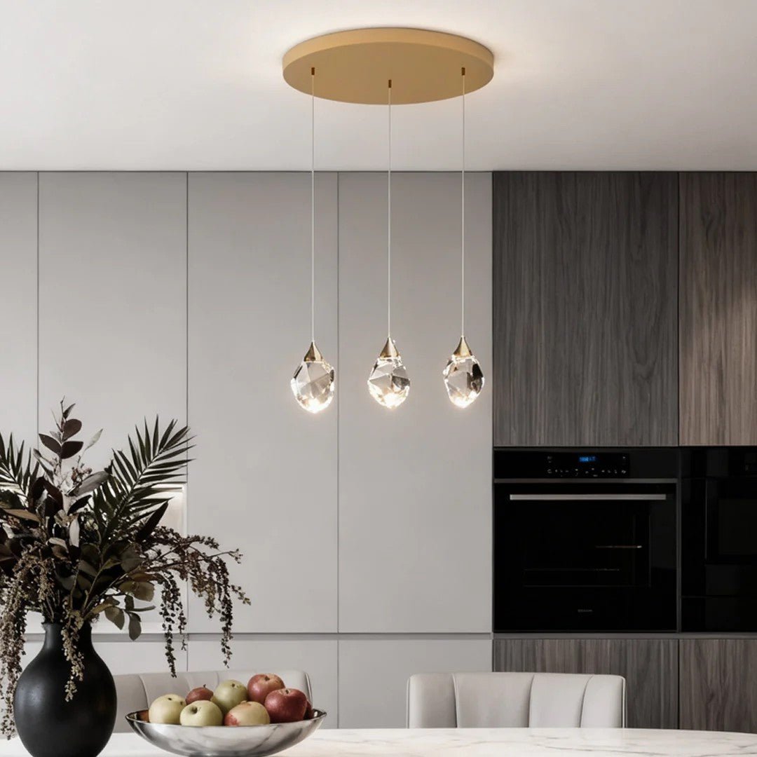 Luxury Staircase Chandelier Modern Spiral Crystal High Ceiling Light - Cyran Lamps