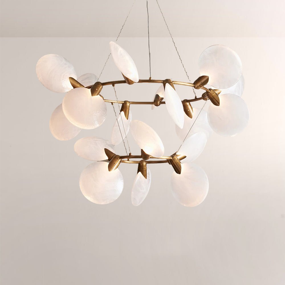 Lyla Floating Disc Chandelier - Cyran Lamps