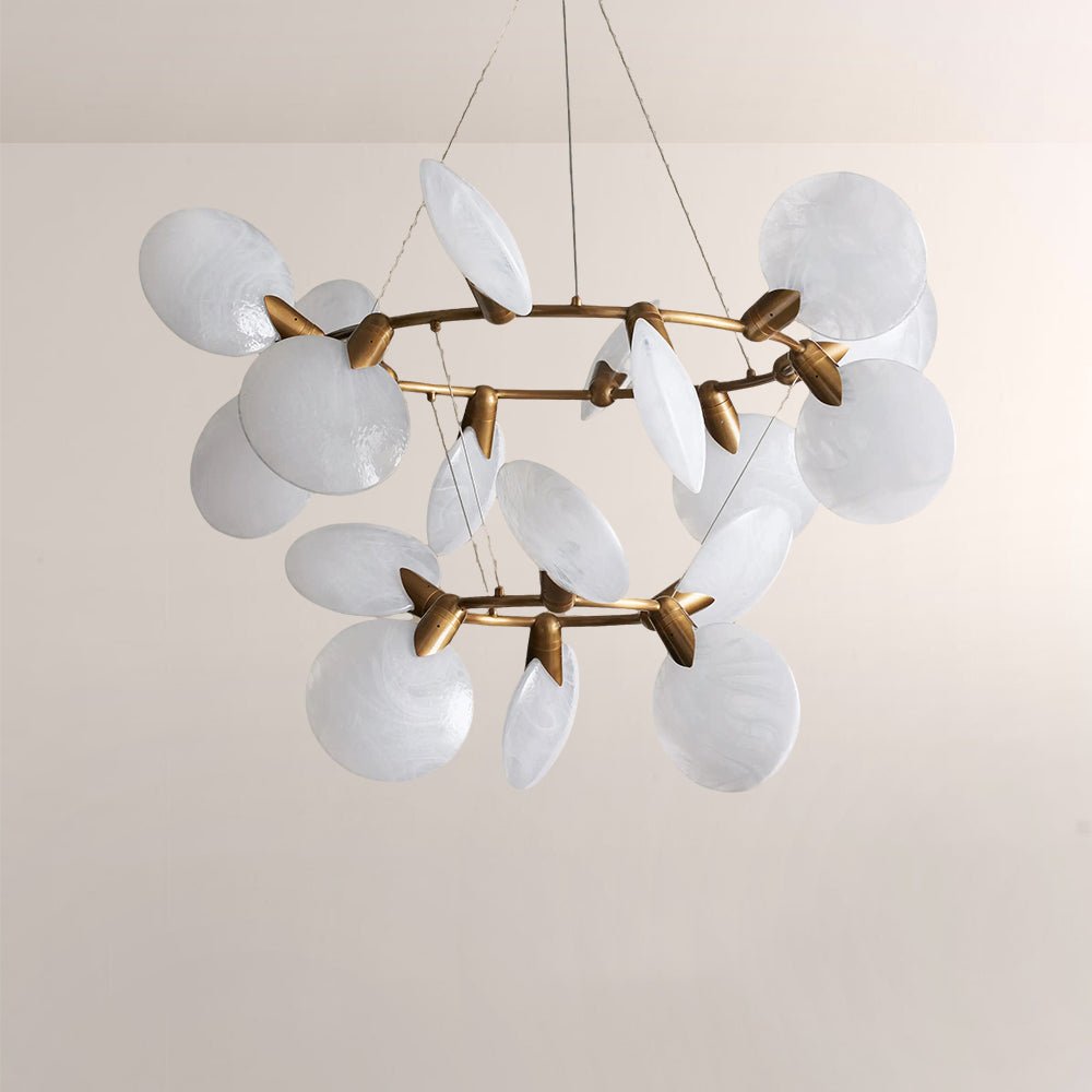 Lyla Floating Disc Chandelier - Cyran Lamps