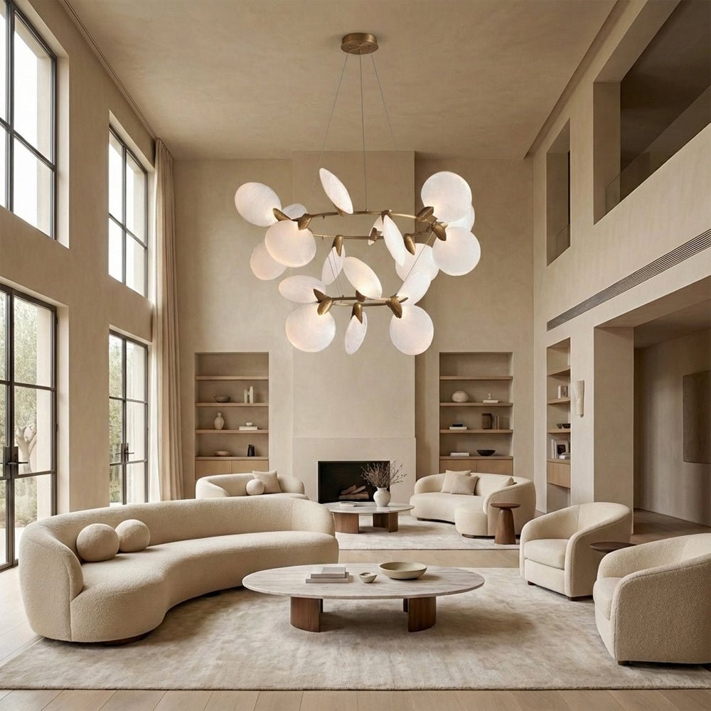 Lyla Floating Disc Chandelier - Cyran Lamps
