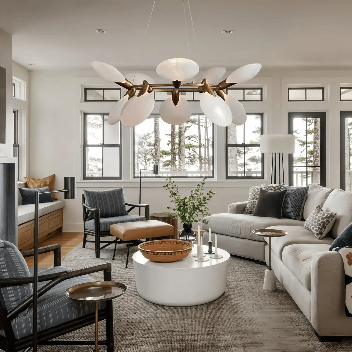 Lyla Halo Chandelier - cyranlamps