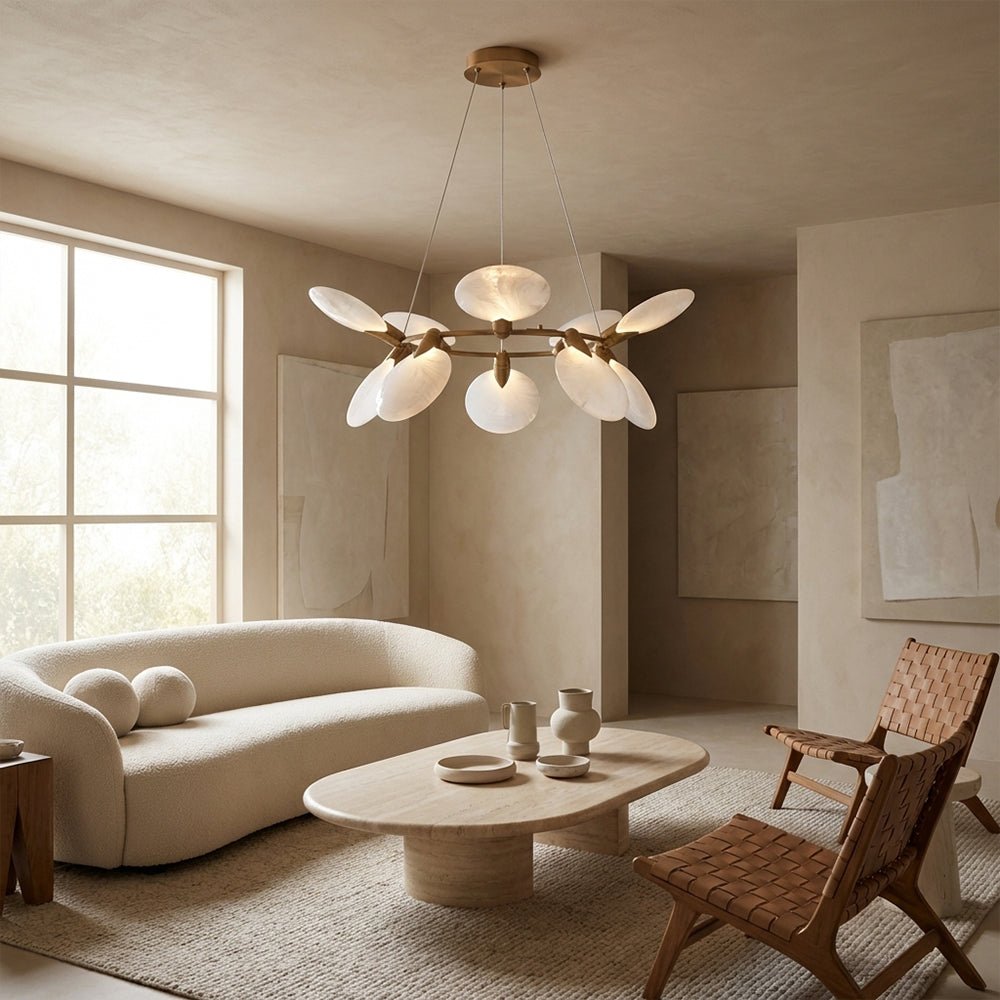 Lyla Nimbus Round Chandelier - Cyran Lamps