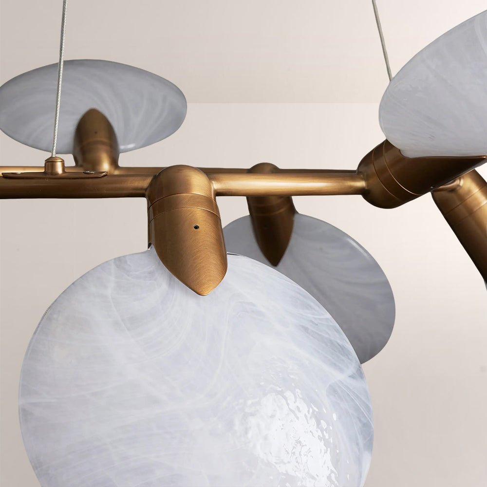 Lyla Nimbus Round Chandelier - Cyran Lamps