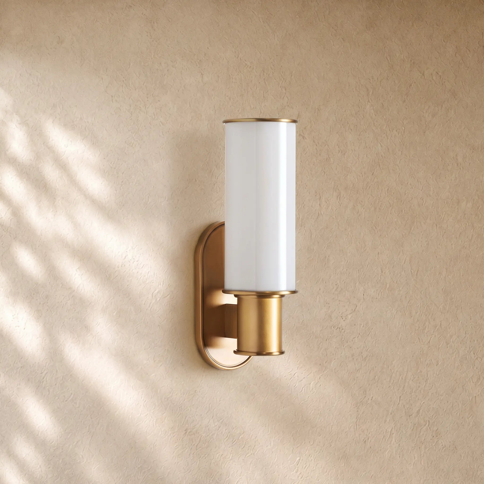 Harlins Milk Glass Wall Sconce
