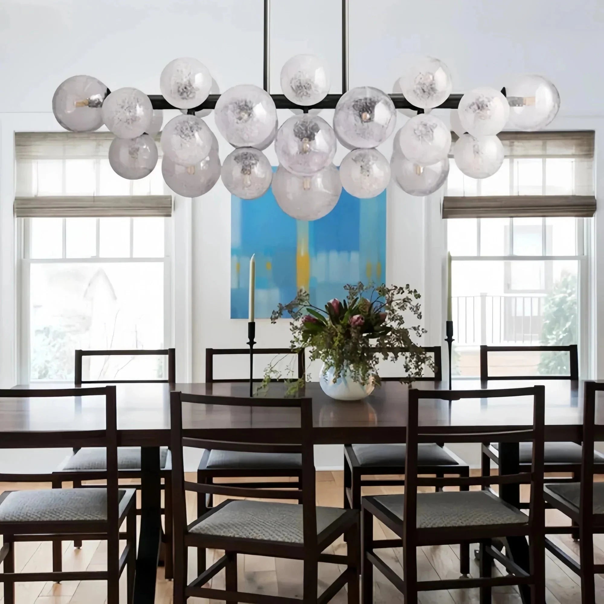 Mandoza Linear Chandelier - cyranlamps
