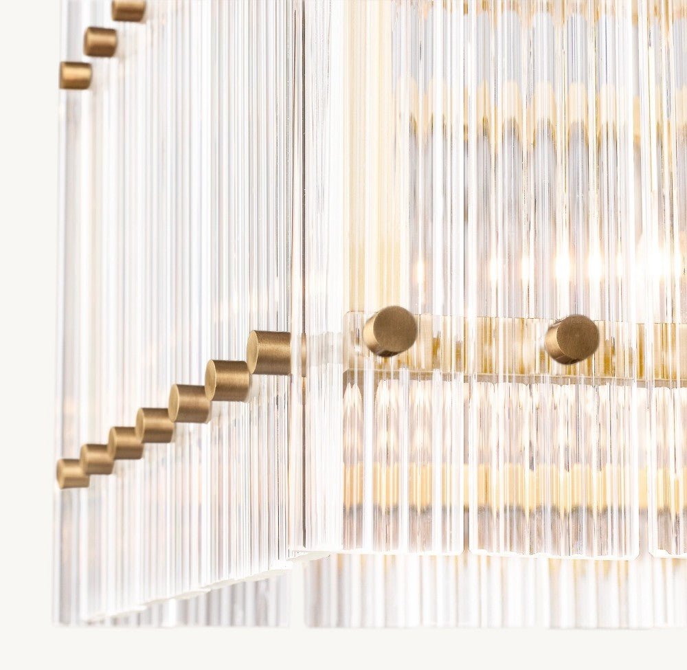 Marquis Rectangular Chandelier 54" - Cyran Lamps