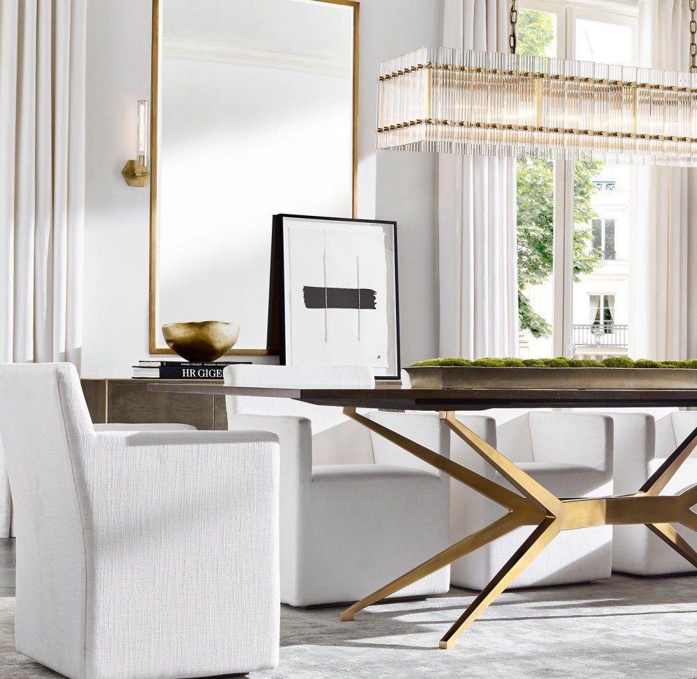Marquis Rectangular Chandelier 54" - Cyran Lamps