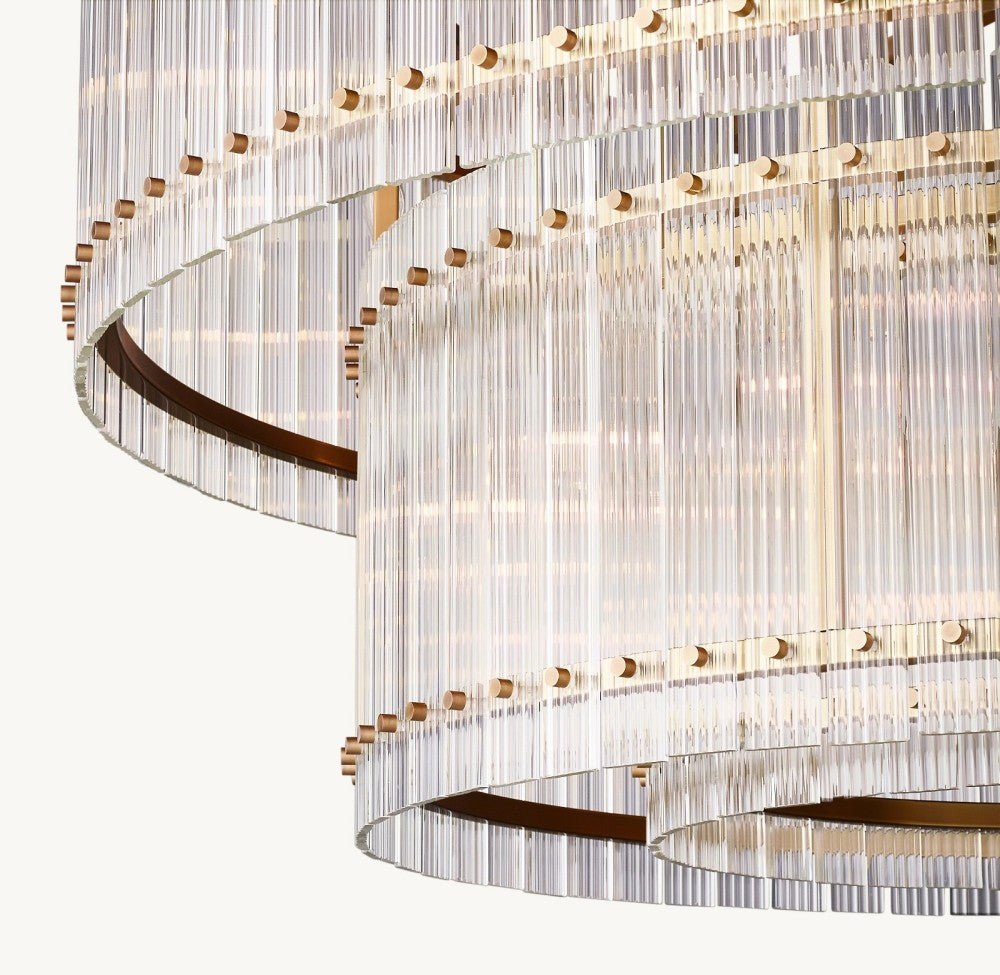 Marquis Two - Tier Round Chandelier 60" - Cyran Lamps