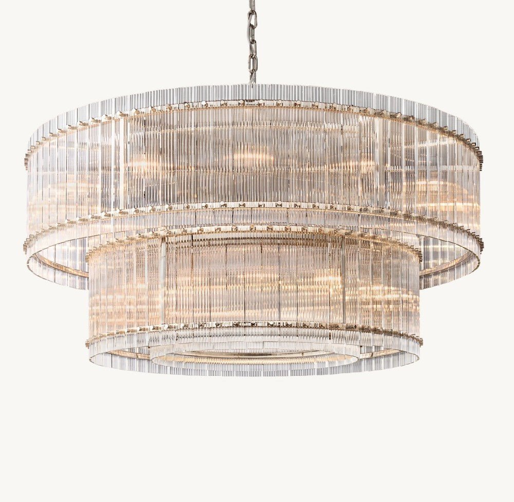 Marquis Two - Tier Round Chandelier 60" - Cyran Lamps