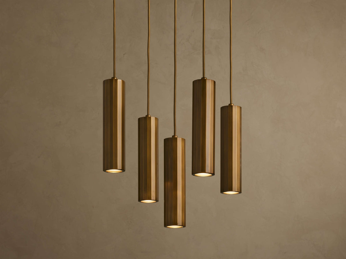Matthie Metal Round Chandelier 15''D - Cyran Lamps