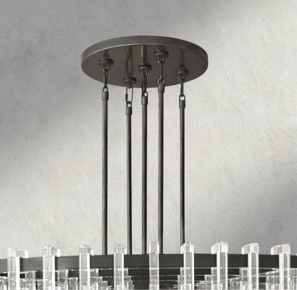 Merlyna Round Chandelier 36", 48", 60" - cyranlighting