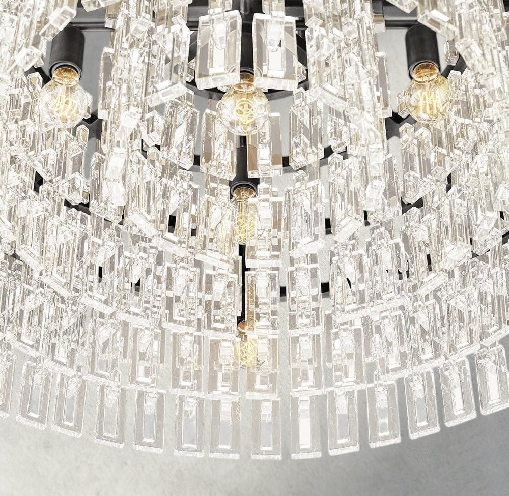 Merlyna Round Chandelier 36", 48", 60" - cyranlighting