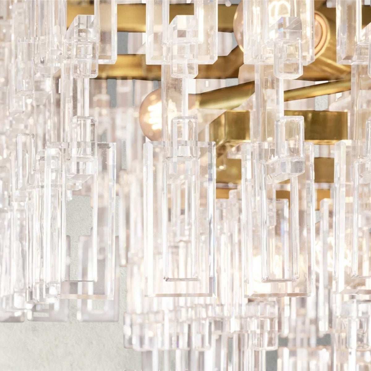 Merlyna Tiered Rectangular Chandelier 60", 72" - cyranlighting